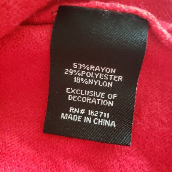 AMOUR Women's Graphic Sweater by Red 33 Degrees Size 2X NEW! - Picture 10 of 13